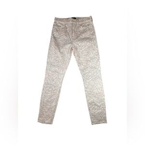 7 For All Mankind Pink and White Checkered Jeans